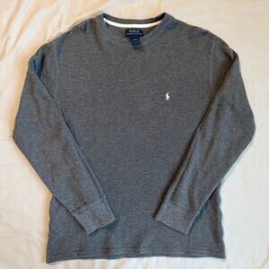 Polo Ralph Lauren, Dark Gray, Long John Shirt- L